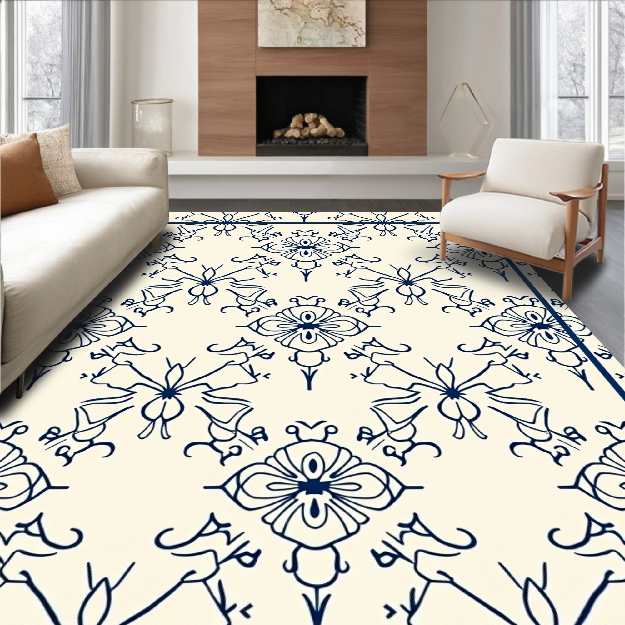 Sublime Mosaic Artistry Luxe Decorative Wonder (Ivory) - ODIKA