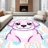 Pet Portrait Decorative Flooring Memento(Pink)