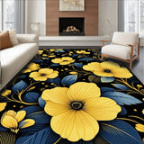 Bold Black and Yellow Petals(Yellow)