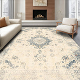 Elegant Boho Inspired Area With Low Pile Design(Beige)