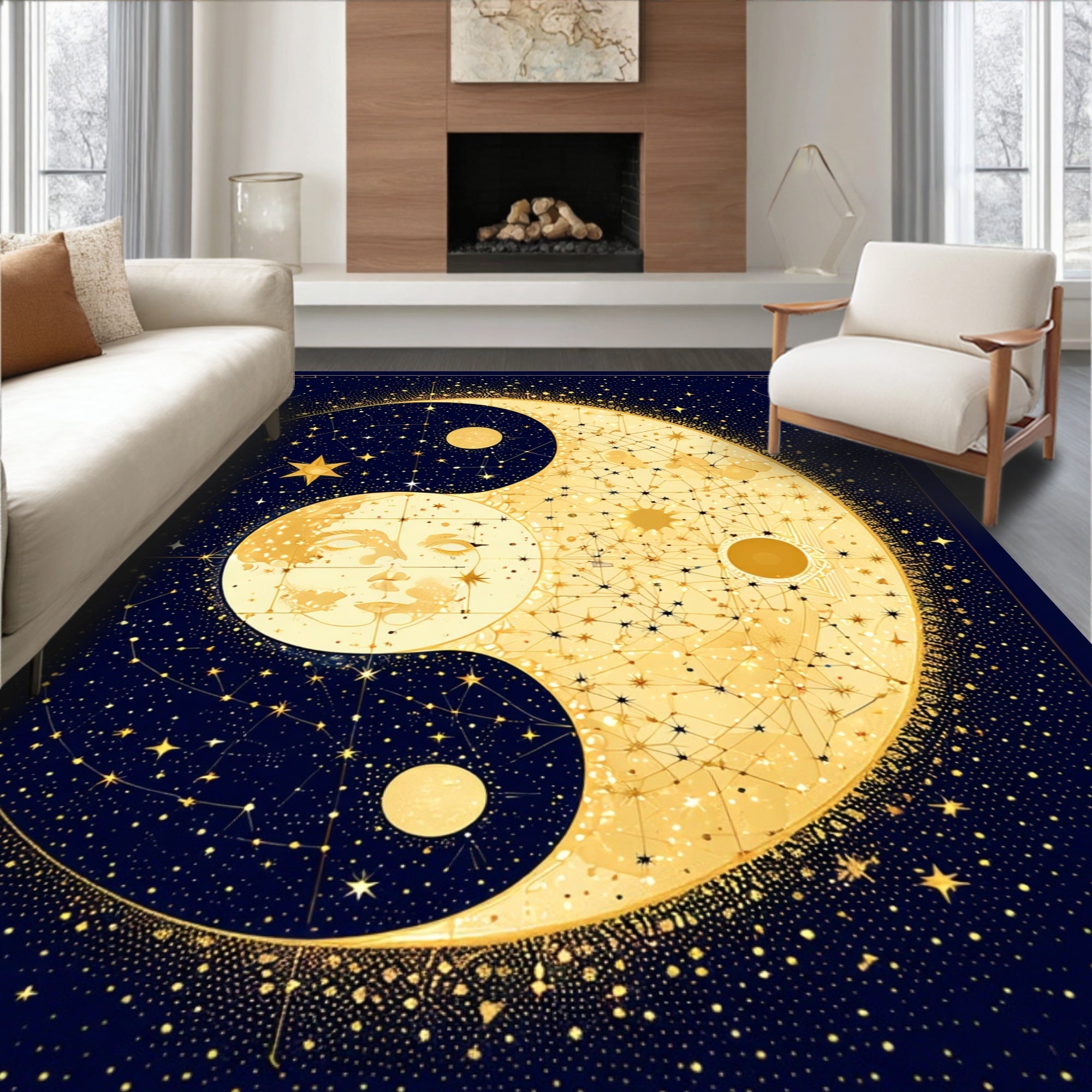 Starry Night Yin Yang(Gold) - ODIKA