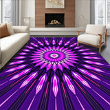 Kaleidoscope Starburst Radial Design(Purple)