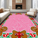 Whimsical Holiday Baking Theme Protective Surface Covering(Pink)
