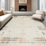 Boho Chic Beige Square Area(Beige)