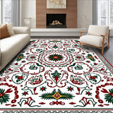 Whimsical Holiday with Interlocking Festive Icons(White)