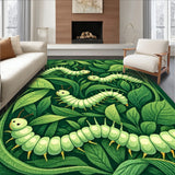 Whimsical Caterpillar and Leaf Parade with Nature(Green)