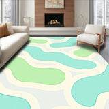 Artistic Seafoam Drift Elegant Splash Contemporary Ripple(Blue)