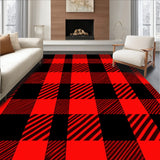 Nordic Checkboard Frosty Wonderland Accent(Red)