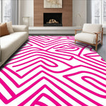 Chevron Zigzag Wave with Ombre Color Transition Effects (Pink) - ODIKA