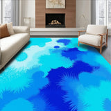 Abstract Watercolor Splash Artistic Contemporary Modern(Blue)