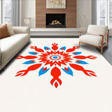 Abstract Starburst Interwoven Knot(Red)