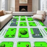 Whimsical Car Path Design(Green)