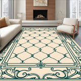 Art Inspired Latticework with Delicate Ornamental Details (Ivory) - ODIKA