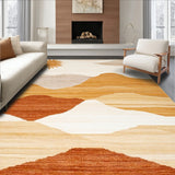 Desert Sunset Beige Geometric Echoes Ultra Area(Beige)