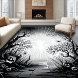 Playful Monochrome Halloween Aesthetic(Black)