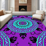 Elegant Swirl Medallion With Ornate Spiral (Purple)