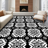 Buffalo Check with Nordic Snowflake Accents(Black)