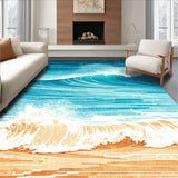 Vibrant Surfboard Motif(Blue)