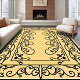 Traditional Blossom Vine Labyrinth Symmetrical Dynasty(Yellow)