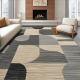 Ultra Soft Area Rug, Non Slip, Stain Resistant, Washable Area Rugs for Living Room, Bedroom, Vintage Abstract Boho(Gray)