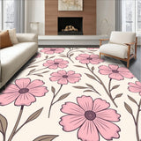 Vintage Blossom Cascade Transitional Hallway(Pink)