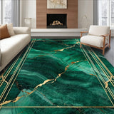 Contemporary Green Veined Elegance(Green)