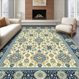 Beige Blue Laundry Room Area(Ivory)