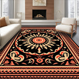 Boho Aztec Inspired Festive Celebration Floor Art(Black)