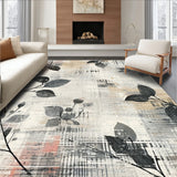 Midnight Bloom Black And White Floral Inspired(Gray)