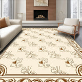 Uptown Heritage Collection Timeless Elegant Symmetrical Scrollwork(Beige)