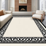 Sophisticated Trim Perimeter Embellished Statement(Black)