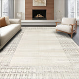 Contemporary Geometric Area for Indoor Living(Beige)