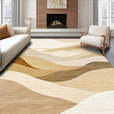 Whisper Wind Area Beige Accent Gentle Flowing Design(Beige)