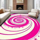 Spiral Galaxy Swirl with Cosmic Flourishes(Pink)