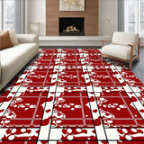Classic Plaid Interlocking with Nordic Details(Red)