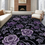 Gothic Floral Accent Dark Romantic Design(Purple)