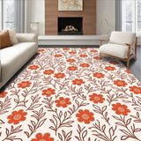 Enchanted Floral Vine Botanical Symphony Pathway Treasure (Orange)