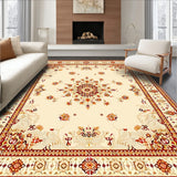Boho Chic Medallion Area With Traditional Artisanal Elements(Beige)