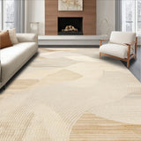 Dune Path Area Serene Beige Textured Beach Style Easy Care(Beige)