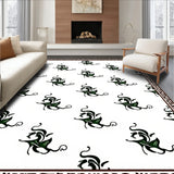 Damask Scroll Work Decorative with Baroque Inspired Details (Brown) - ODIKA