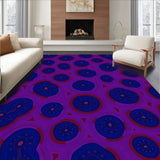 Abstract Animal Inspired Spots with Painterly Gradient Layers(Purple)