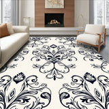 Rotana Floral Damask Vintage Inspired(Black)