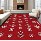Nordic Crystal Celebration Hearth Tapestry Yuletide(Red)