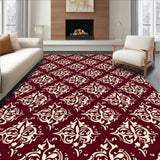 Elegant Floral Vine Swirl Celebration Pathway Accent(Red)
