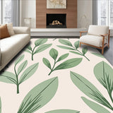 Botanical Leaf Nature Inspired Canvas(Ivory)
