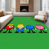 Playful Cartoon Billiard Balls Characters(Green)