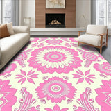 Burst Symmetrical with Ornate Floral Motifs (Pink) - ODIKA