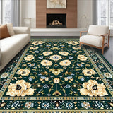 Striking Vintage Floral Elegance(Green)