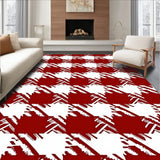 Buffalo Checkered Holiday Entrance Decoration(Red)