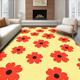 Blossom Petal Drift Contemporary Modern Stylish Accent(Yellow)